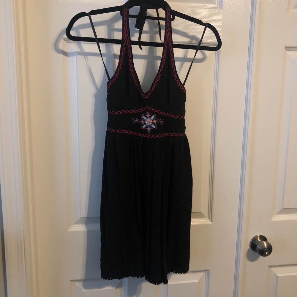 Black Hollister Halter Dress